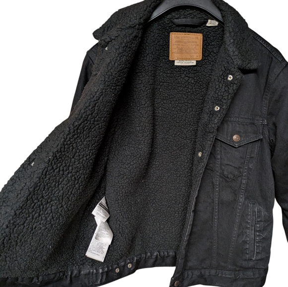 Levi's Men's Type III Sherpa Trucker Jacket Size Medium - Picture 5 of 9